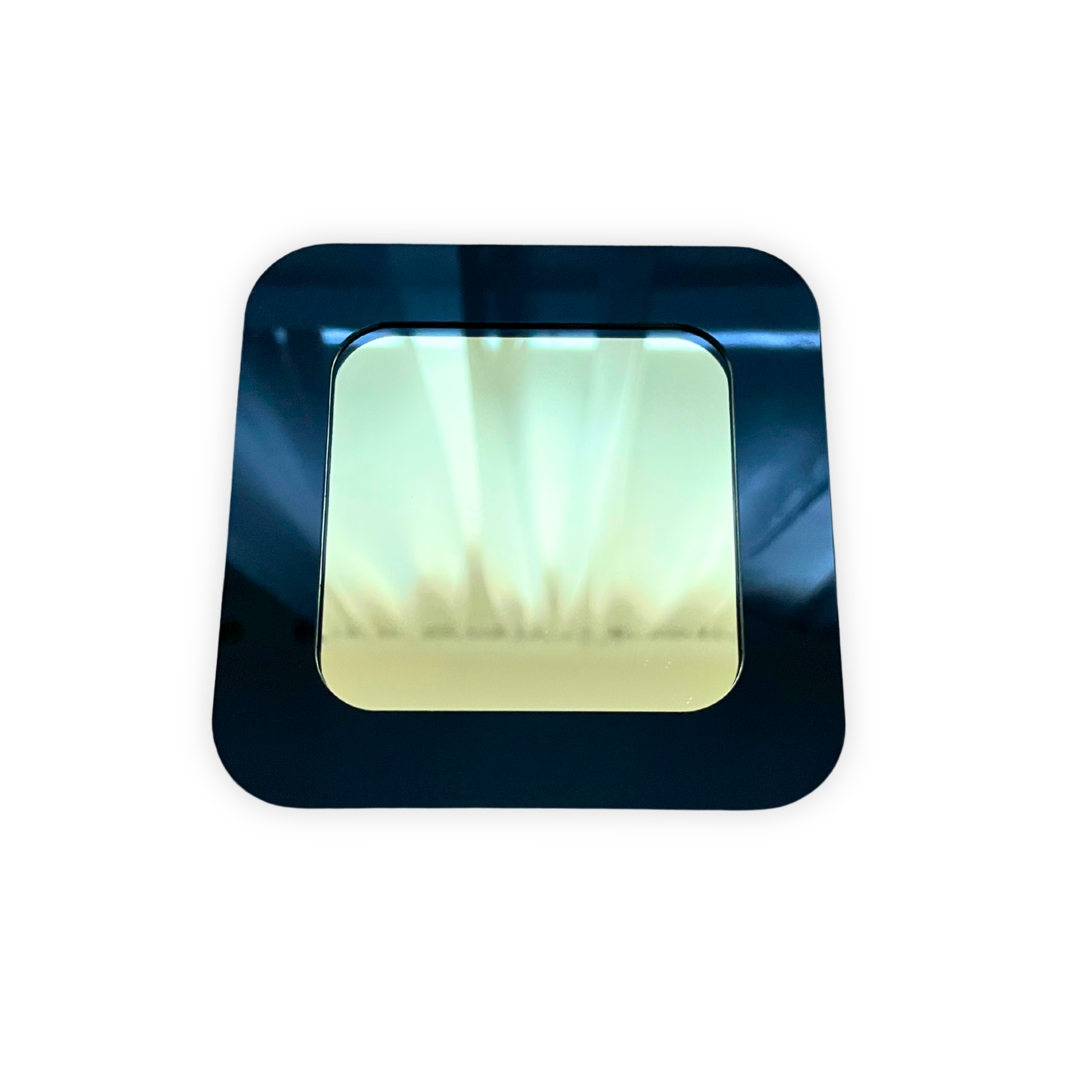 Rounded Square Color Mirror: Retro Acrylic Gallery Wall Hanging Decor