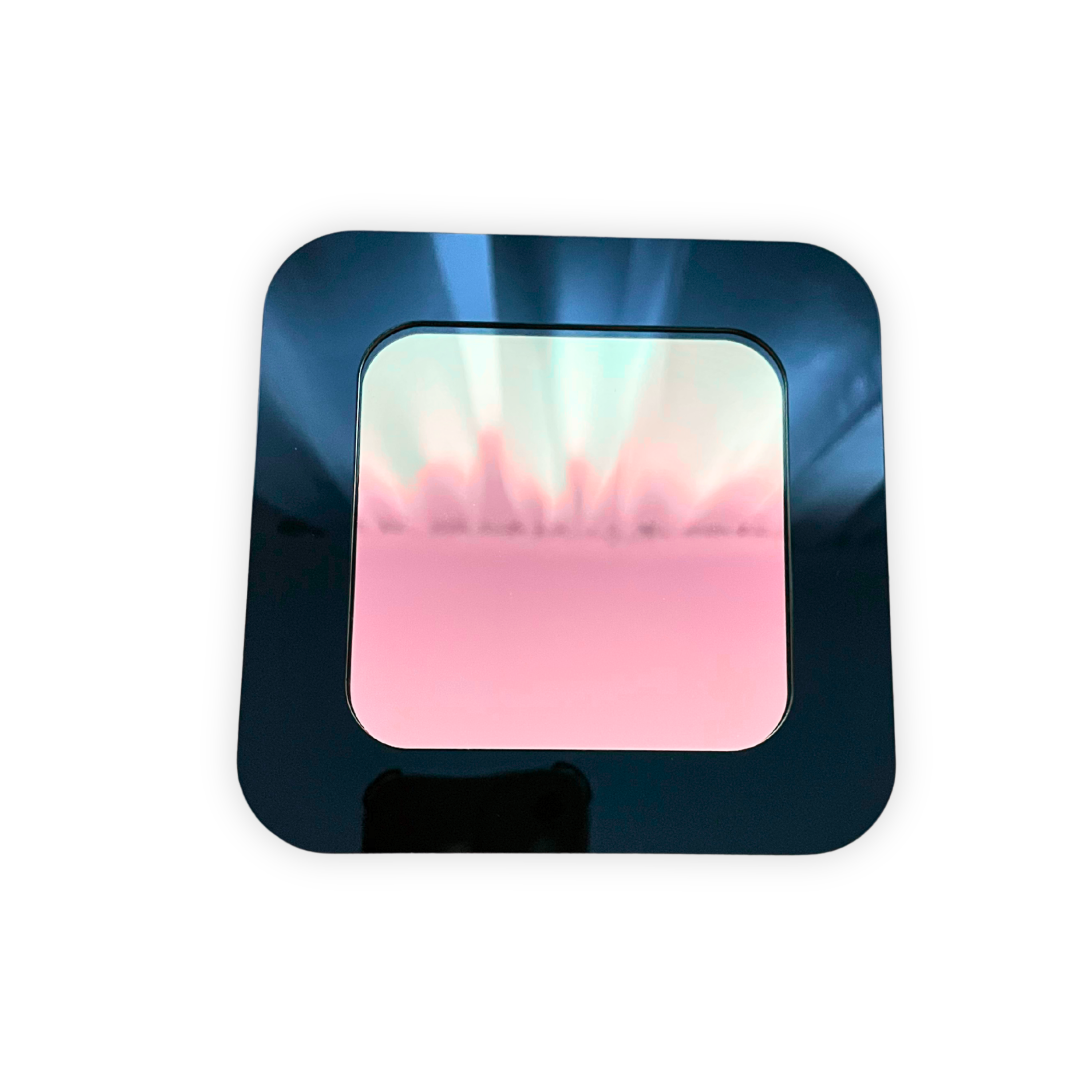 Rounded Square Color Mirror: Retro Acrylic Gallery Wall Hanging Decor