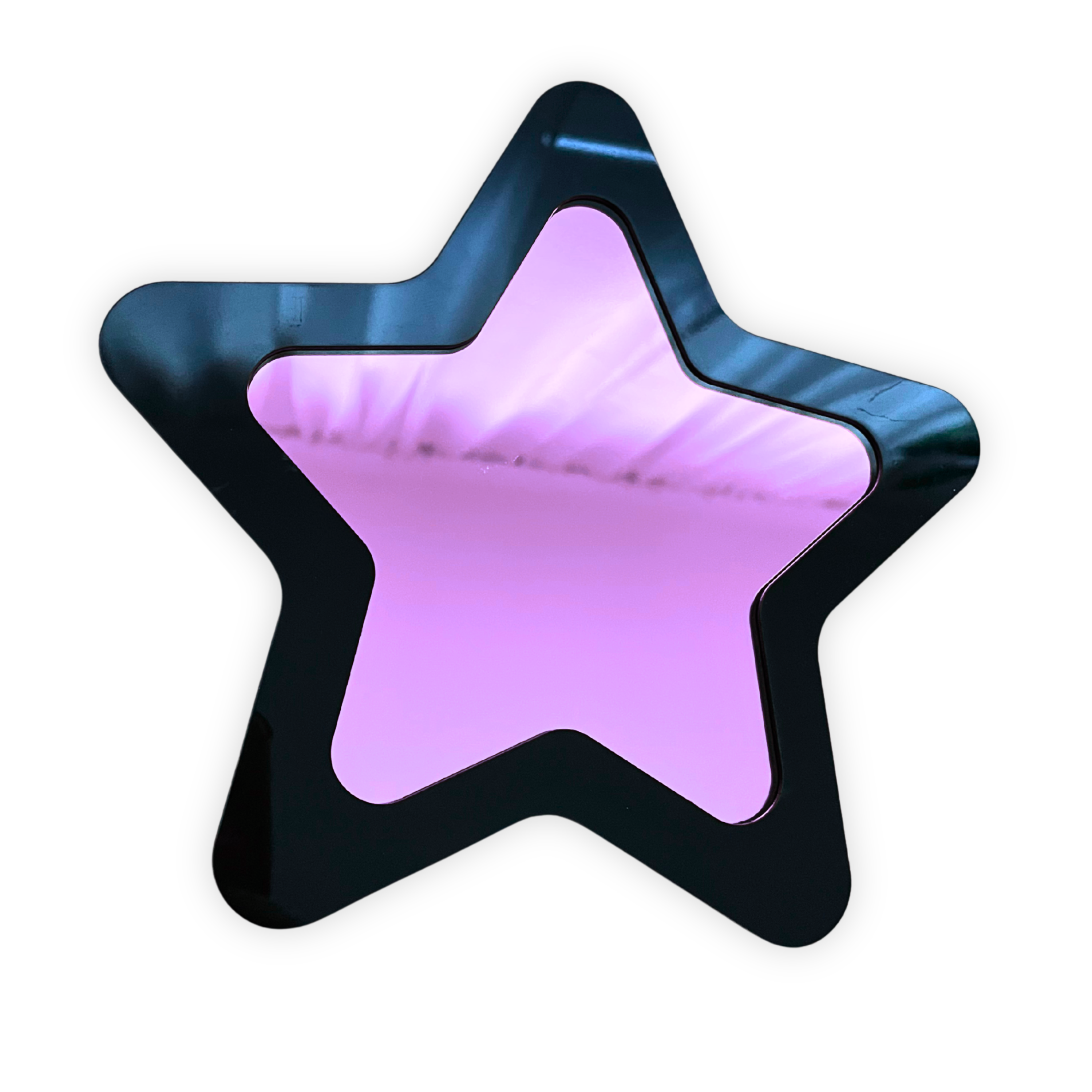 Kawaii Star Mirror: Retro Acrylic Gallery Wall Hanging Decor