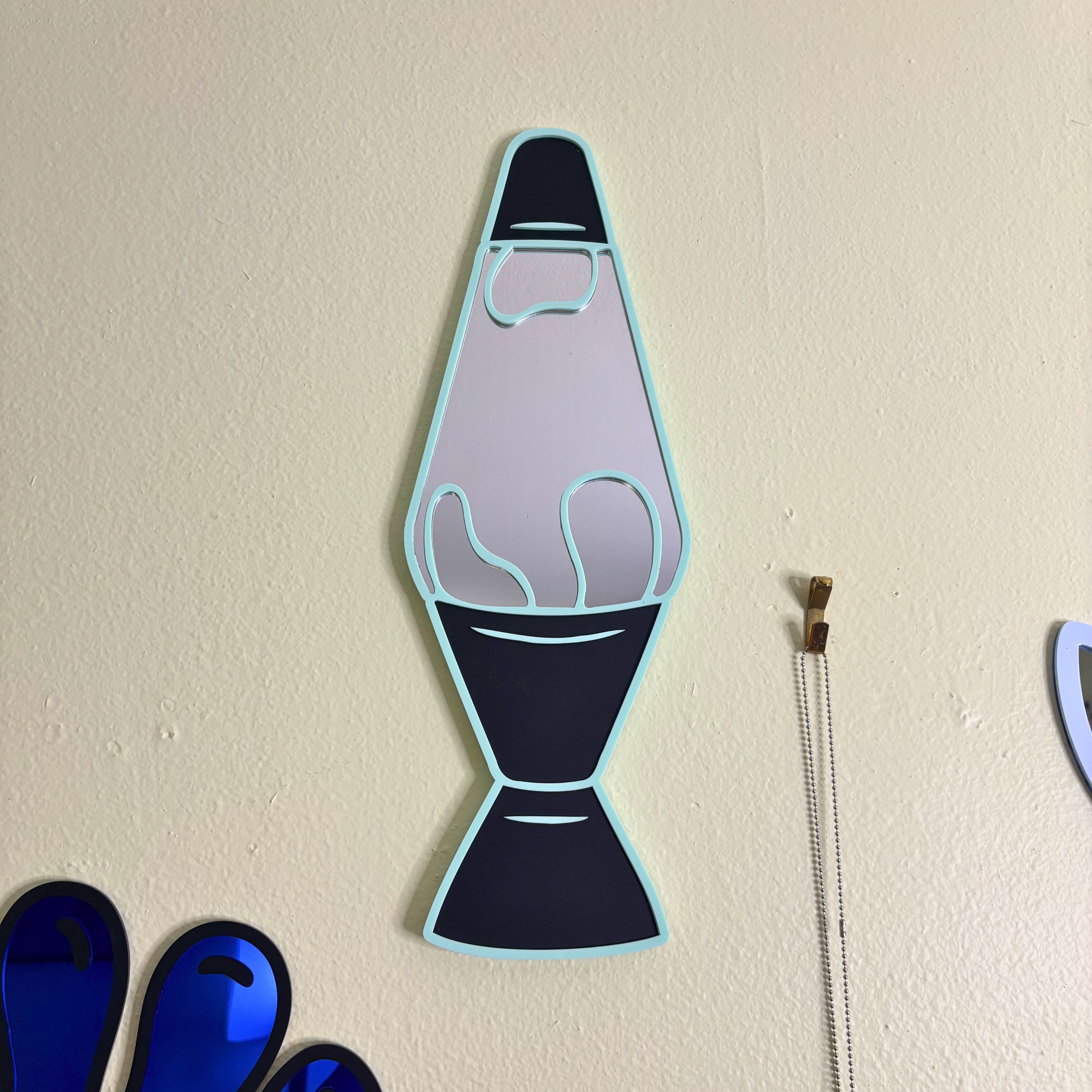 Black Lava Lamp Mirror