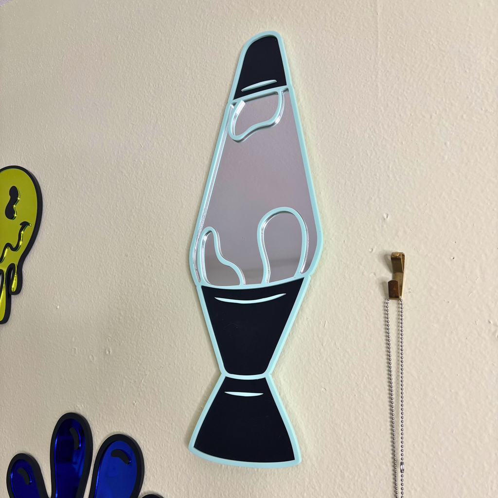 Black Lava Lamp Mirror