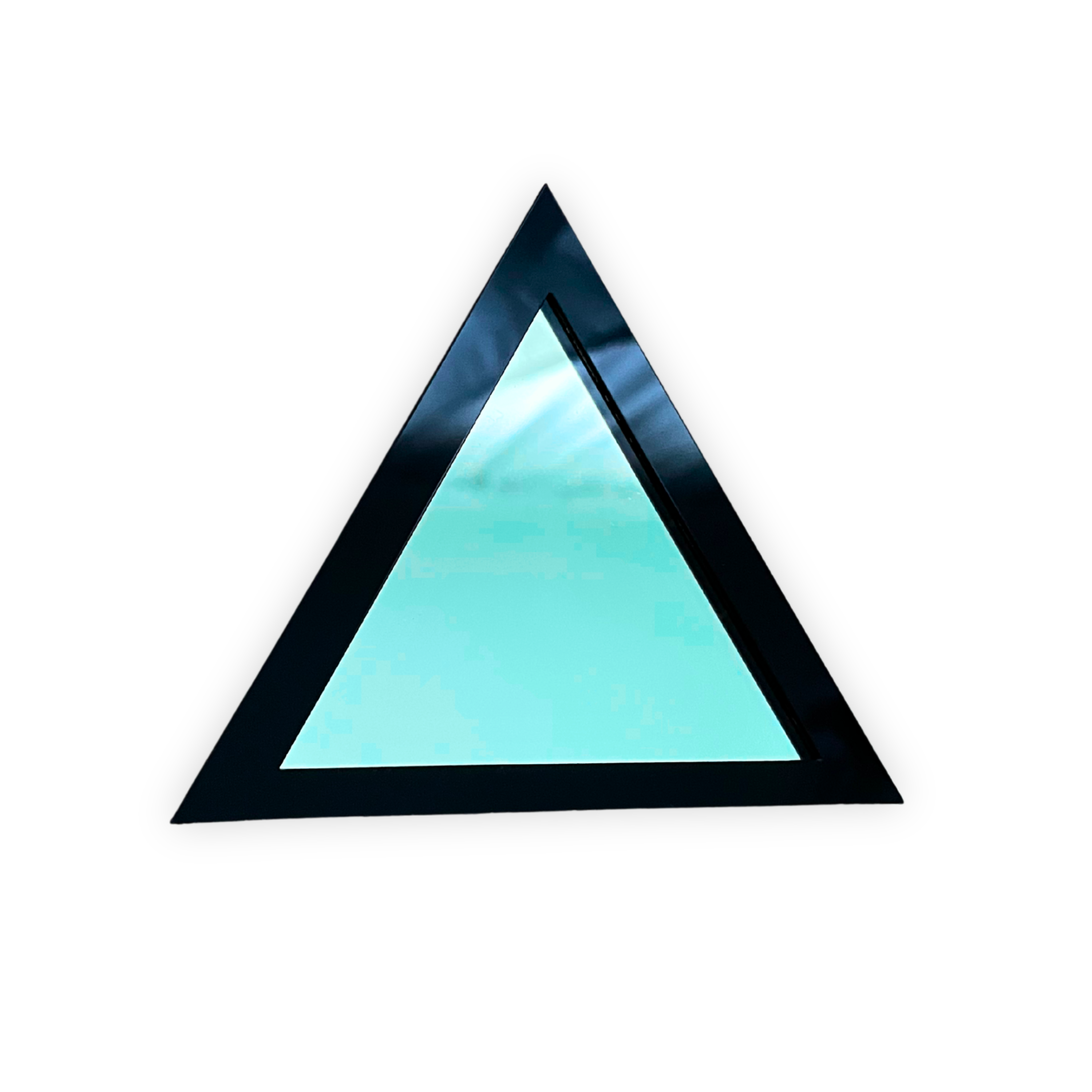 Triangle Color Mirror: Retro Acrylic Gallery Wall Hanging Decor