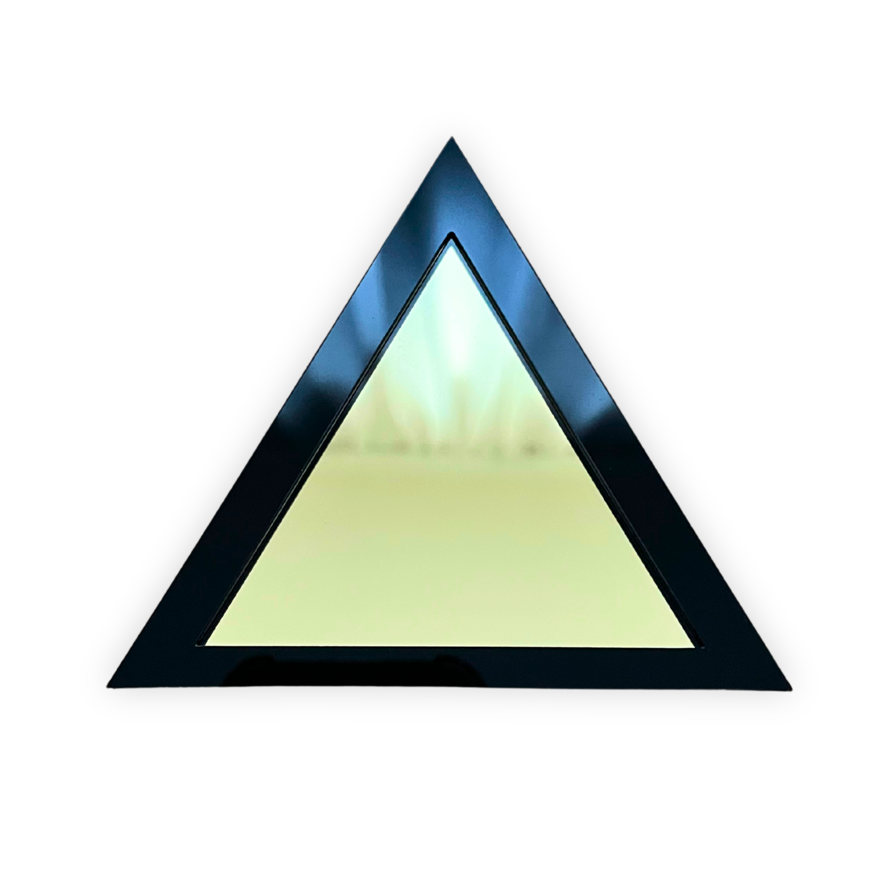 Triangle Color Mirror: Retro Acrylic Gallery Wall Hanging Decor