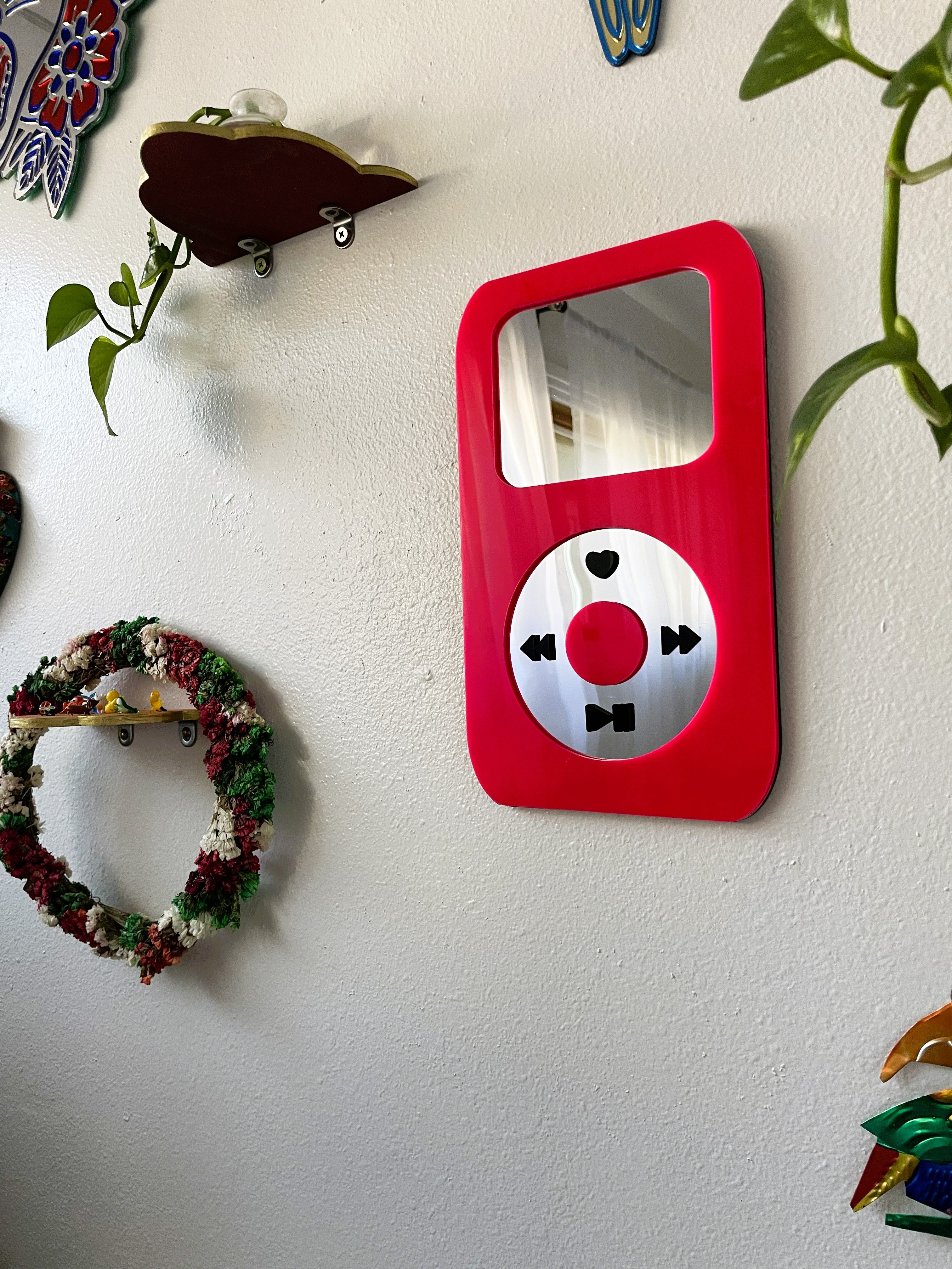 Y2K MP3 Player Acrylic Wall Art- Color Customizable