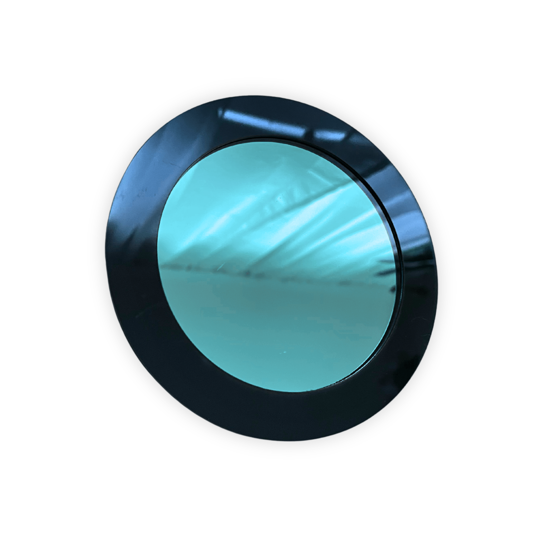 CirclePop Colored Mirror: Y2K Circle Acrylic Gallery Wall Hanging Decor - by MirrorPop. Handmade acrylic art.