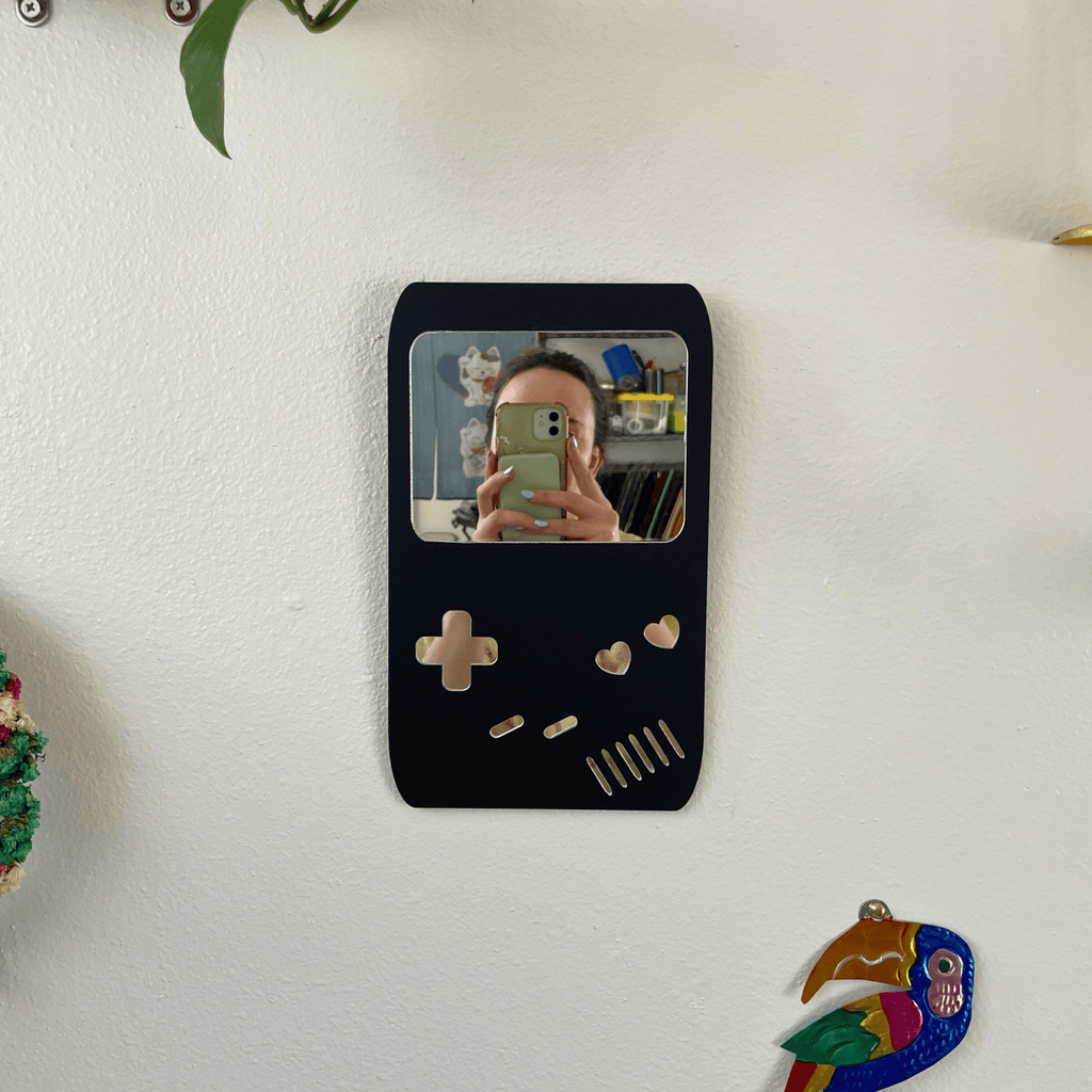 Game Console Mirror: Acrylic Gallery Wall Decor - by MirrorPop. Handmade acrylic art.