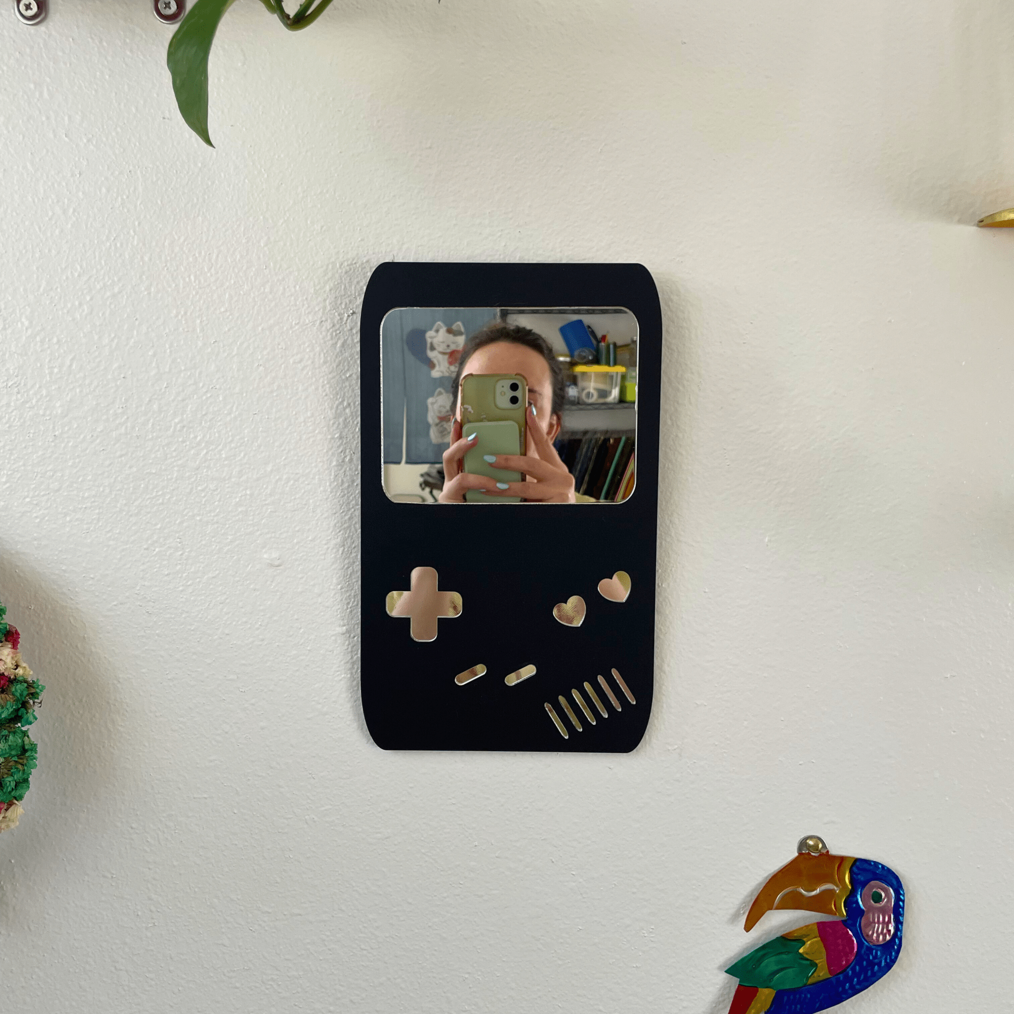 Game Console Mirror: Acrylic Gallery Wall Decor - by MirrorPop. Handmade acrylic art.