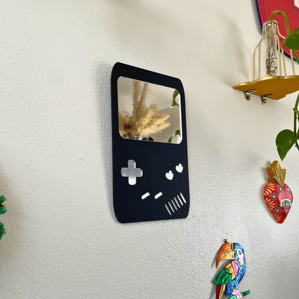Game Console Mirror: Acrylic Gallery Wall Decor - by MirrorPop. Handmade acrylic art.