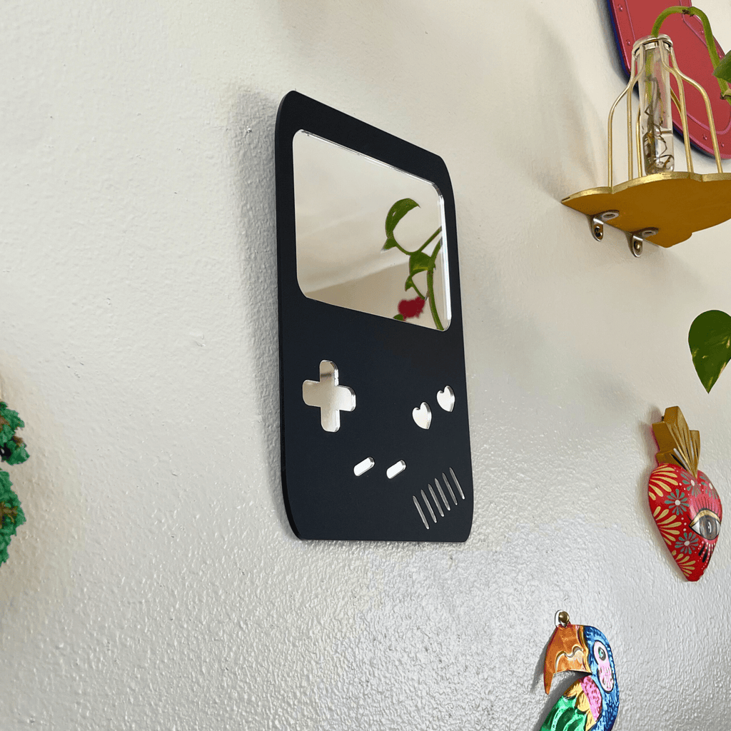 Game Console Mirror: Acrylic Gallery Wall Decor - by MirrorPop. Handmade acrylic art.