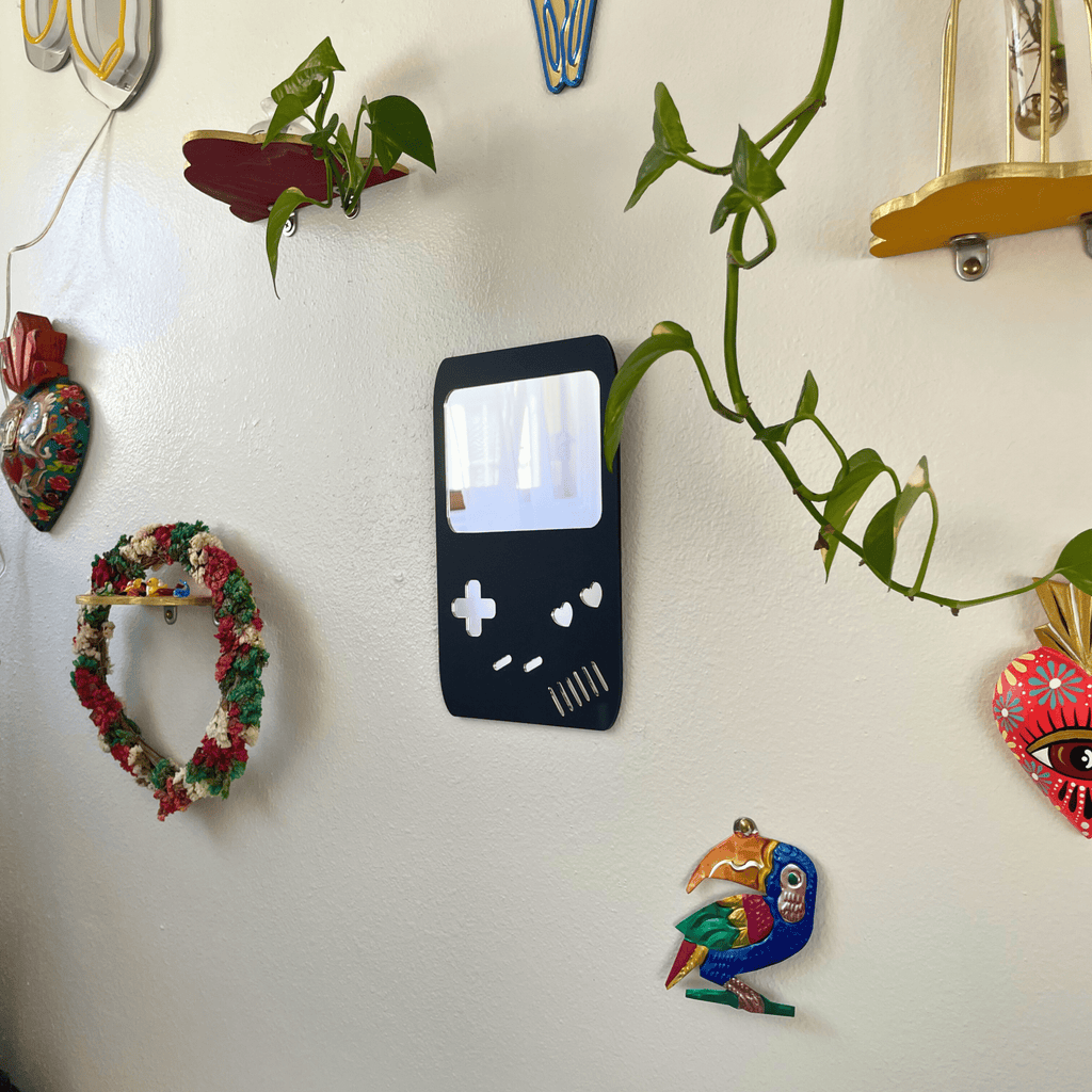 Game Console Mirror: Acrylic Gallery Wall Decor - by MirrorPop. Handmade acrylic art.