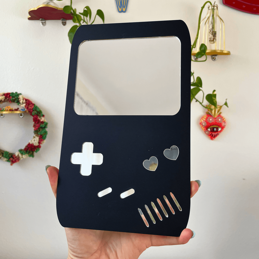 Game Console Mirror: Acrylic Gallery Wall Decor - by MirrorPop. Handmade acrylic art.