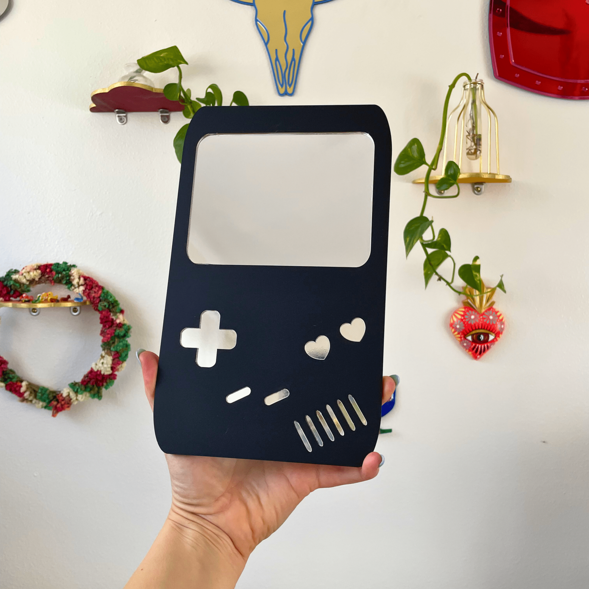 Game Console Mirror: Acrylic Gallery Wall Decor - by MirrorPop. Handmade acrylic art.