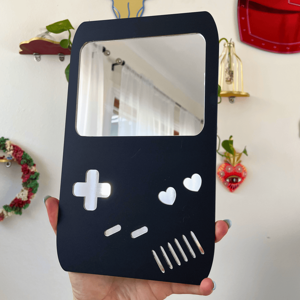 Game Console Mirror: Acrylic Gallery Wall Decor - by MirrorPop. Handmade acrylic art.