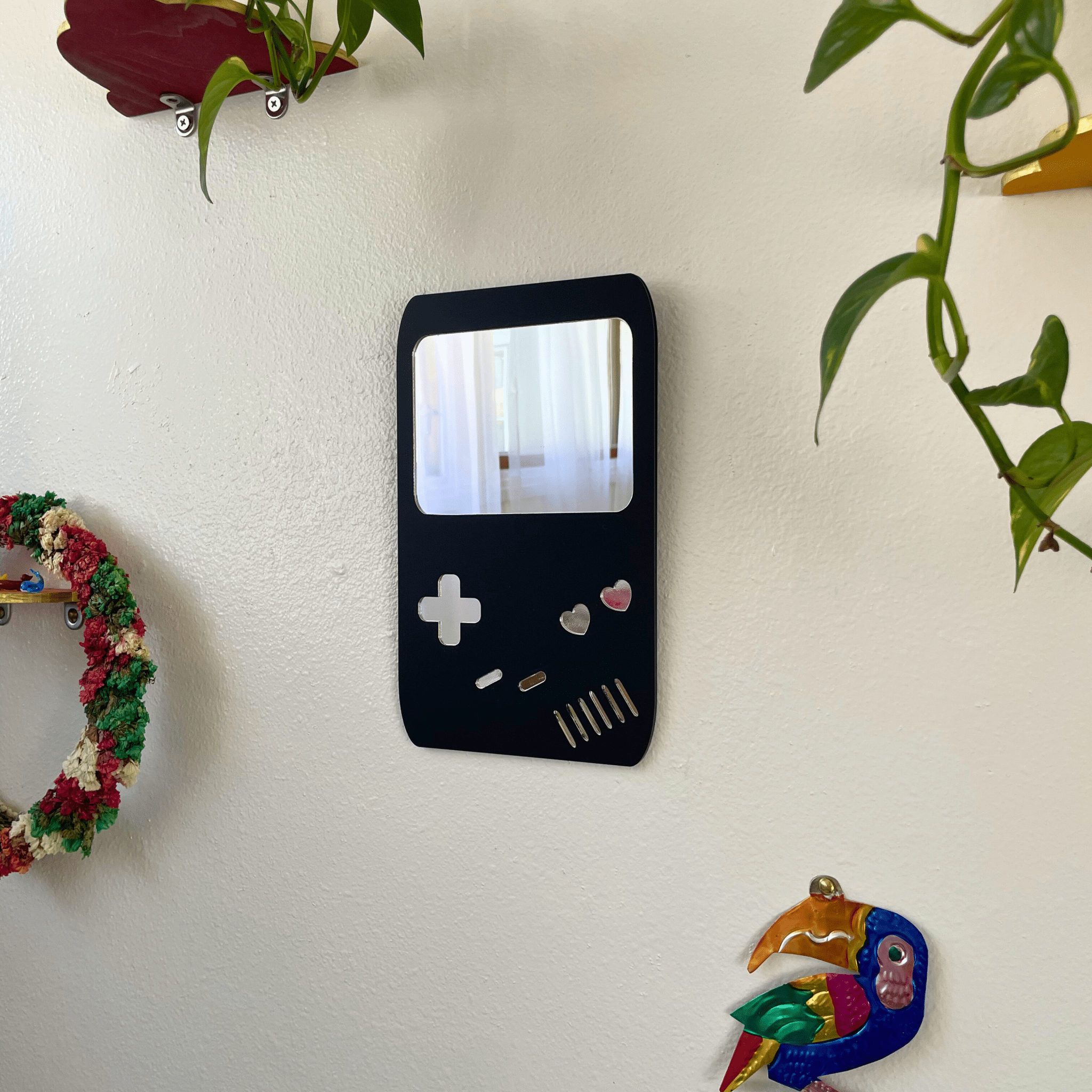 Game Console Mirror: Acrylic Gallery Wall Decor - by MirrorPop. Handmade acrylic art.