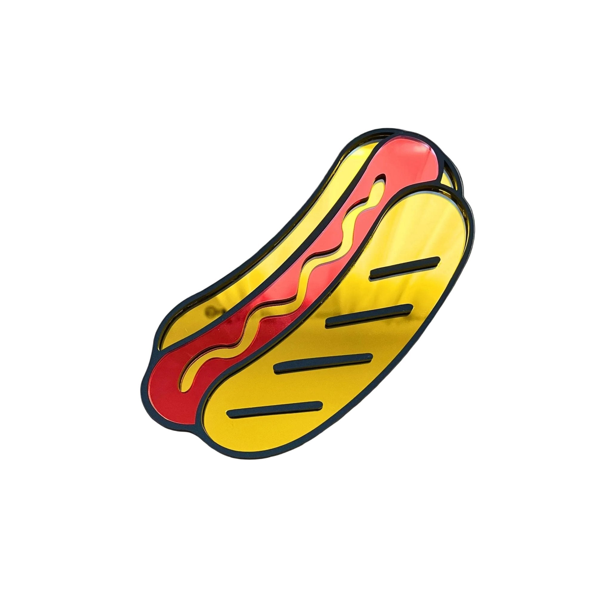 Hot Dog! Mirror - by MirrorPop. Handmade acrylic art.