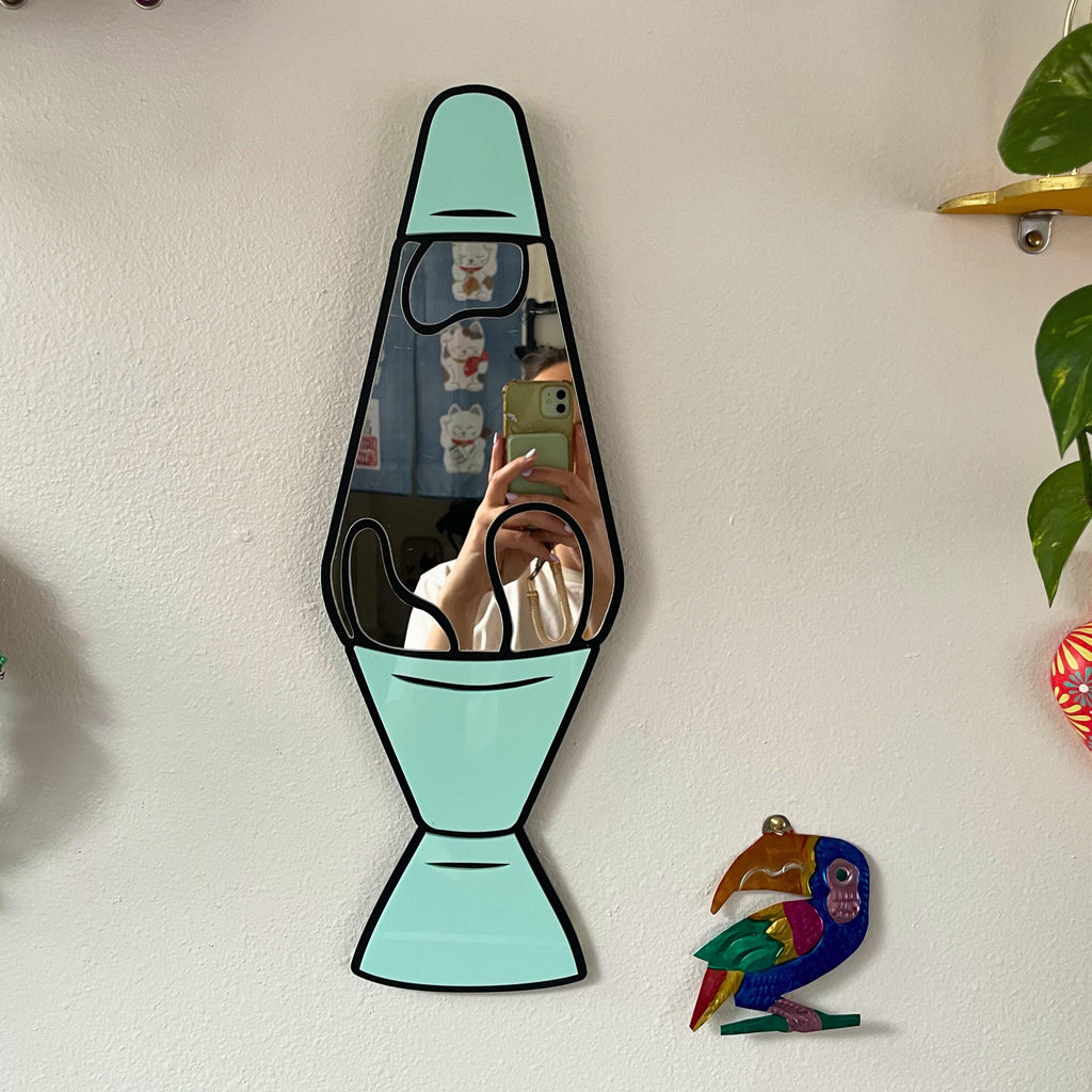 Mint Lava Lamp Mirror