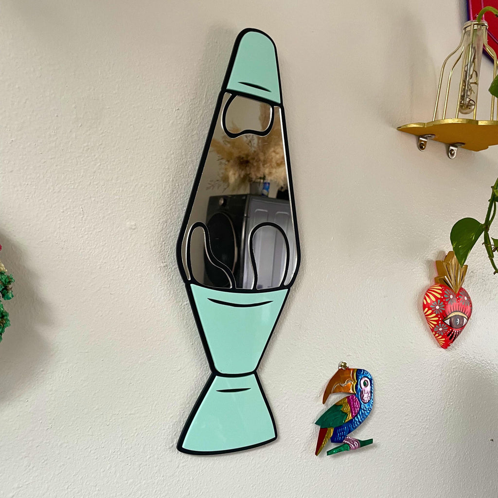 Mint Lava Lamp Mirror