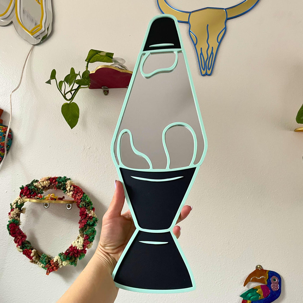 Black Lava Lamp Mirror