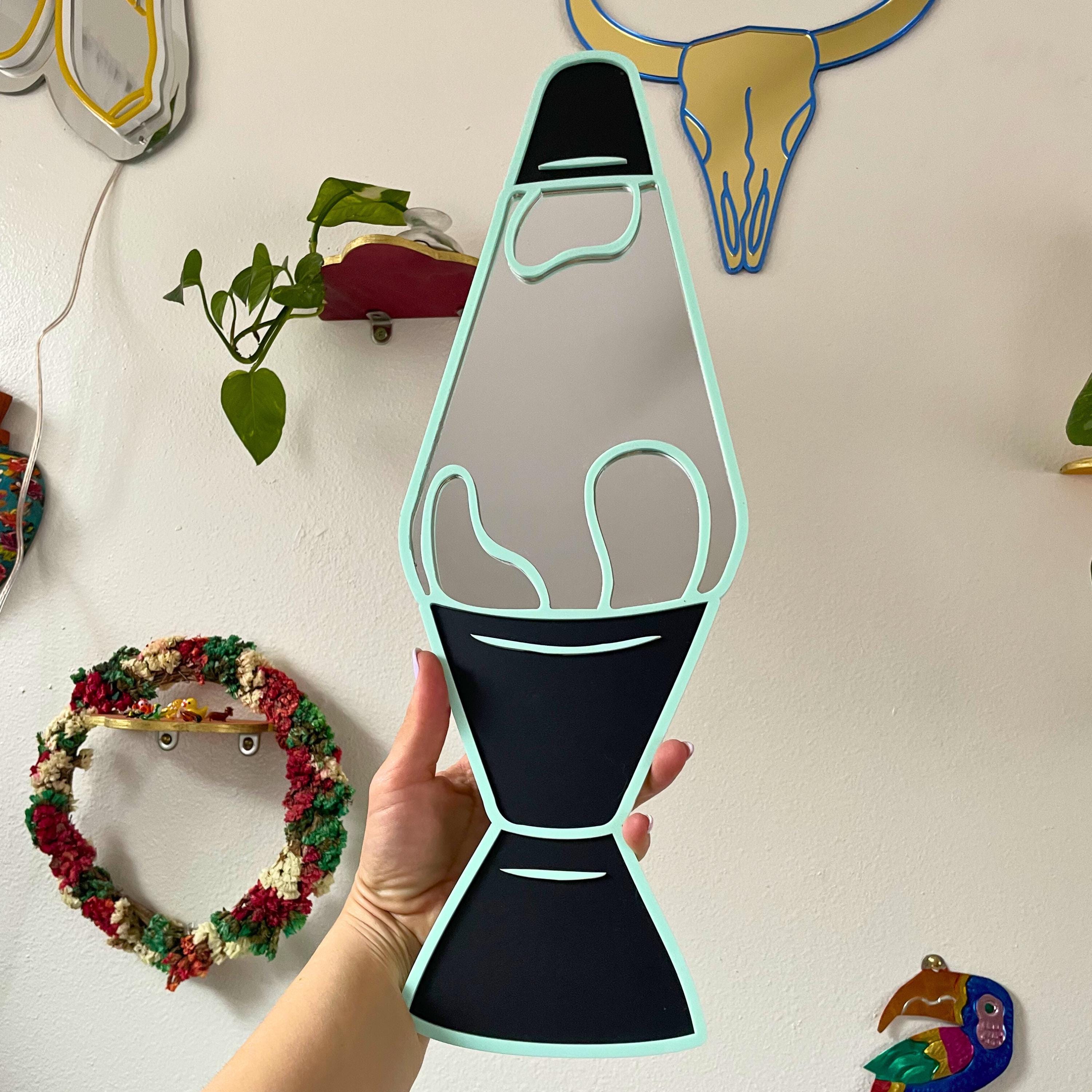 Black Lava Lamp Mirror