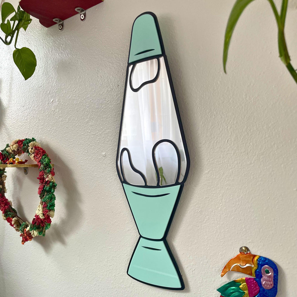Mint Lava Lamp Mirror
