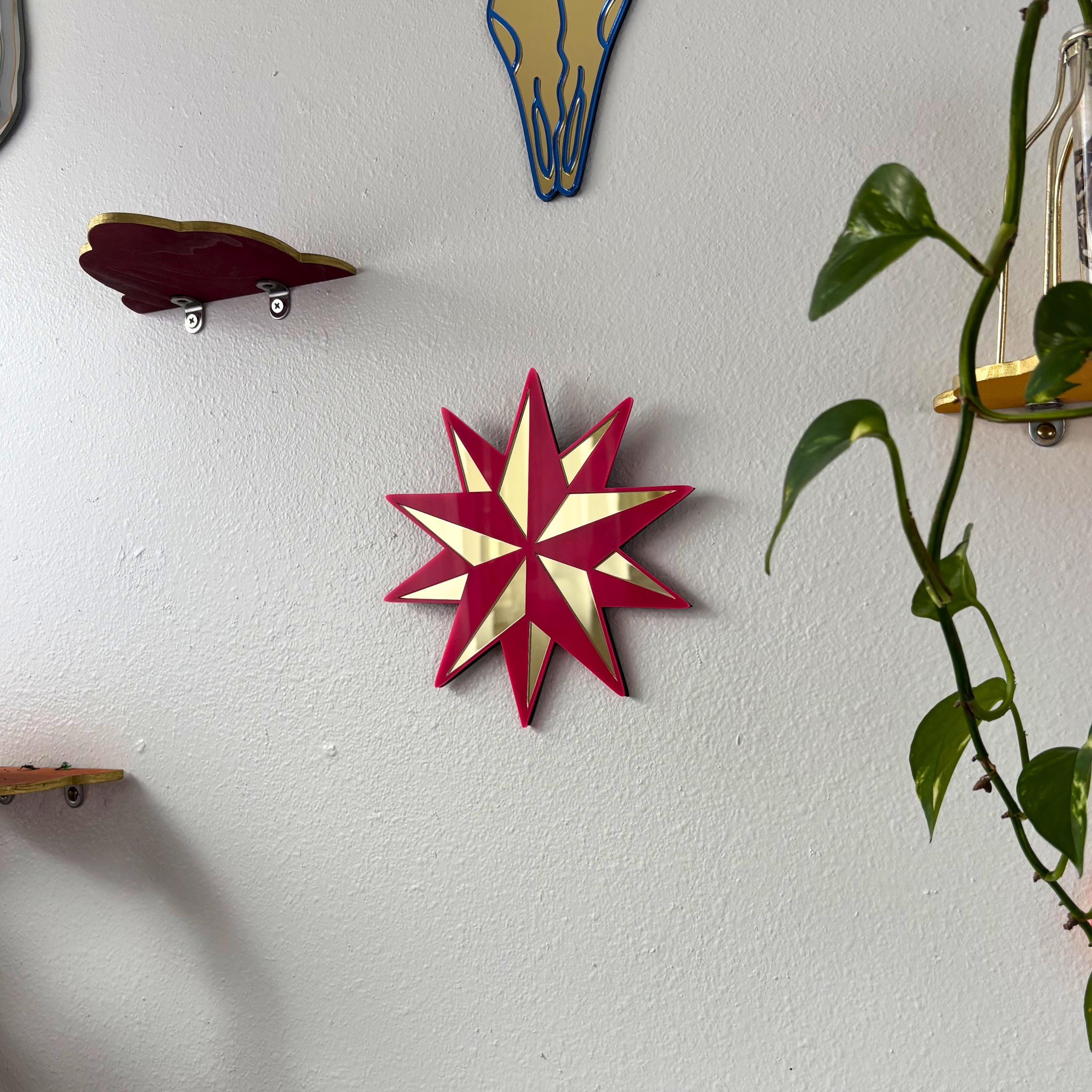 Pink Star Mirror Mini
