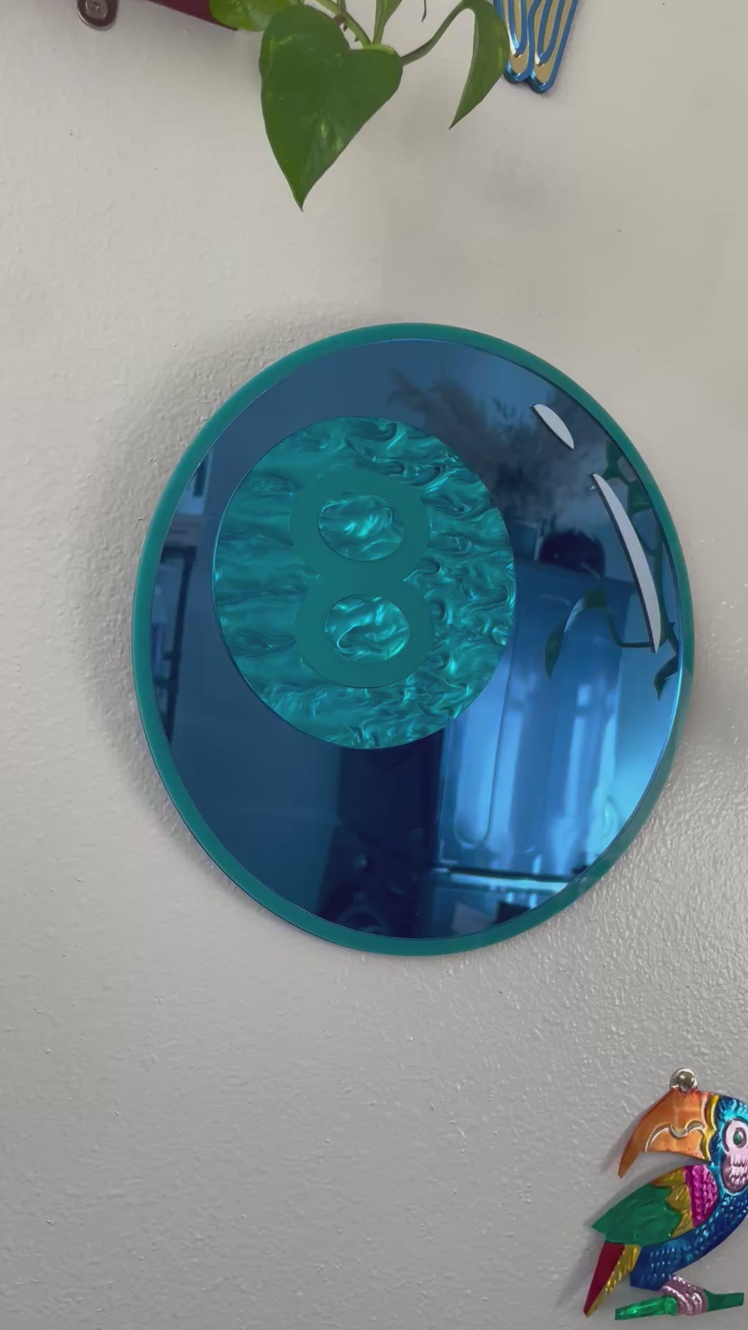 8 Ball Acrylic Mirror